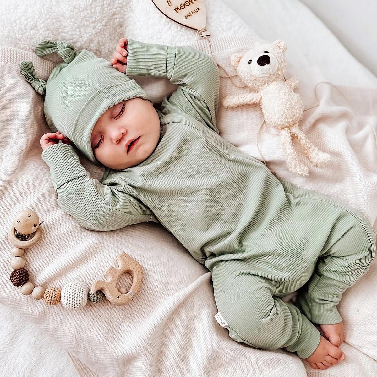 ROMPER, BEANIE & BODY SET
