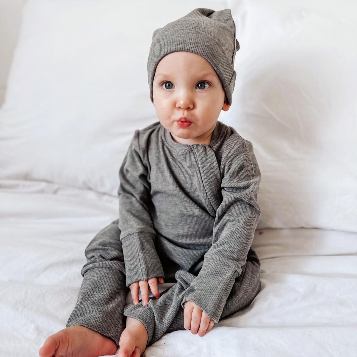 ROMPER, BEANIE & BODY SET