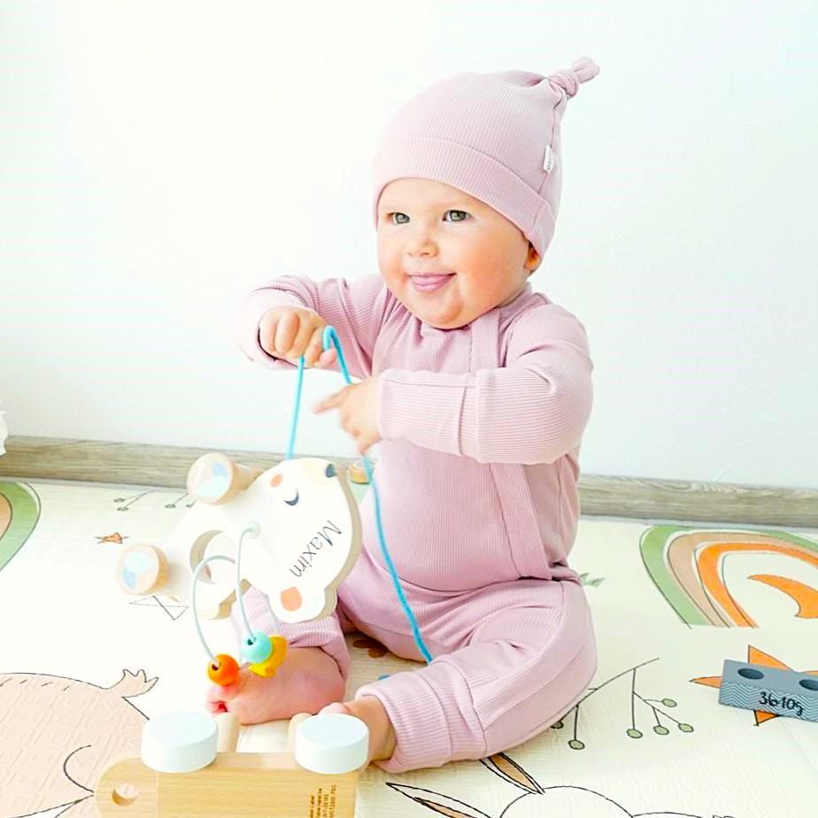 ROMPER, BEANIE & BODY SET